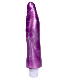 Radiant Gems Vibrating Small Penis Head Purple