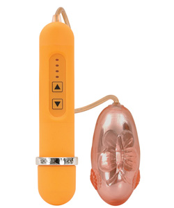 Lovebug Butterfly Bullet Peach