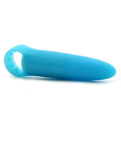 Ophoria 3 Inch Finger Vibe Electric Blue