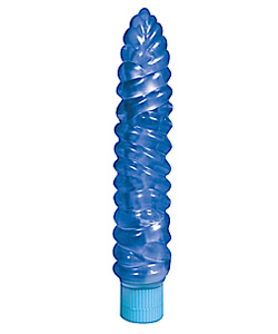 Spiral Torpedo Vibrator Blue