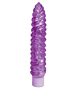 Spiral Torpedo Vibrator Purple