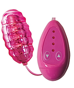 Vibrating Ridge Bullet Pink