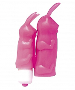 Mini-Mals Finger Fun Pink Rabbit