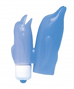 Mini-Mals Finger Fun Blue Dolphin