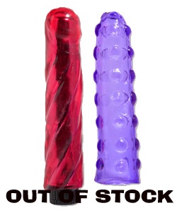 Basix 7 Inch Sleeve Set Red and Purple