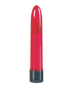 Waterproof Slimline Vibrator Red