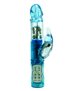 Jack Rabbit Blue Waterproof Vibrator