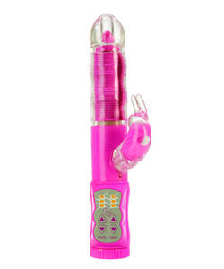 Slimline Passion Wave Jack Rabbit Pink Vibrator