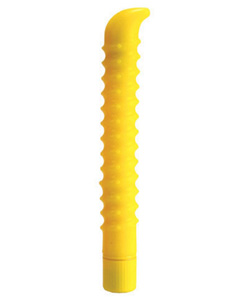 Waterproof Silicone Bendi G Massager Yellow