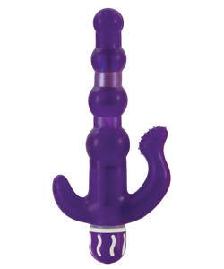 Vibrating Diva Pleaser Purple
