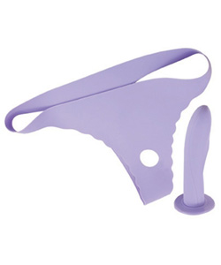 Couture Collection Venus Purple Strap-On