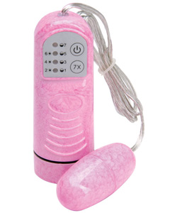 Marble Waterproof Love Bullet 7X Light Pink