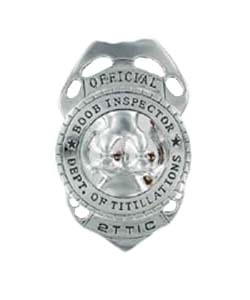 Boob Inspector Badge