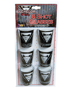 Bachelor Party Shot Glasses 