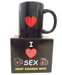  I Love Sex Heat Changing Heart Mug 