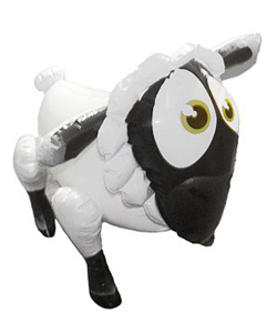 Lady Bah Bah Inflatable Sheep Blow Up Toy 