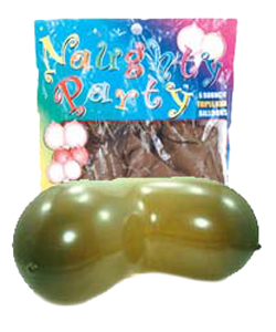 Boobie Naughty Party Brown Color Balloons