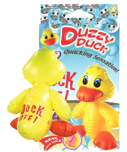 Duzzy Duck Blow Up Toy