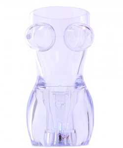 Light Up Boobie Torso Beer Glass