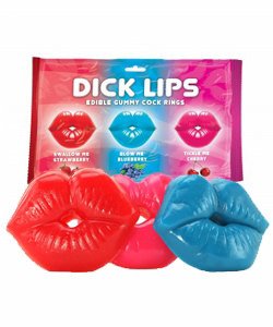 Dick Lips Edible Gummy Cock Rings