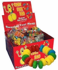 Candy Cock Rings 30 Pieces