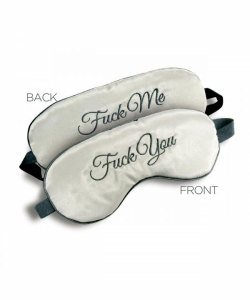 Fuck Me / Fuck You Blindfold Mask