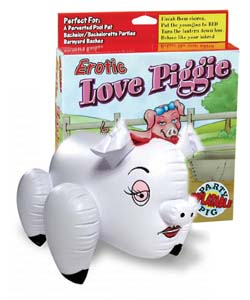 Erotic Love Piggie Inflatable Blow Up Toy 