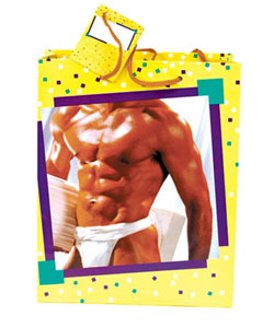 Sexy Mans Chest Gift Bag[EL-5990-03]