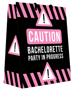 Caution Bachelorette Party in Progess Gift Bag[EL-5990-383]