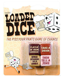 Loaded Dice Drinking Game[EL-6142-01]