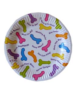 Bachelorette Party Risque Plates[EL-6565-2]