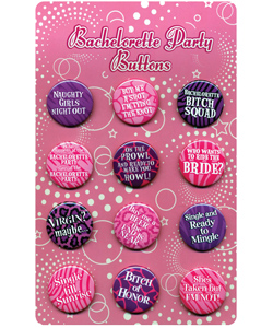 Bachelorette Party Button Pack[EL-6823-52]