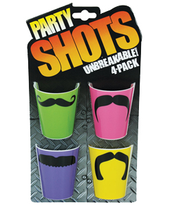 Party Shots Mustache[EL-7119-404]