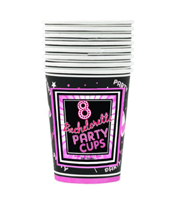 Bachelorette Cocktail Party Cups[EL-7618-CUPW]