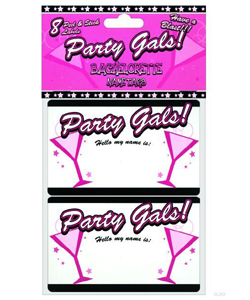 Bachelorette Cocktail Party Name Tags[EL-7618-E5]