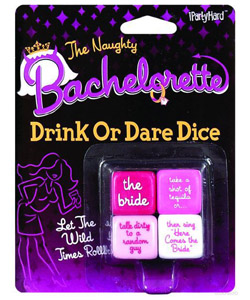 Naughty Bachelorette Drink or Dare Dice[EL-7855-01]