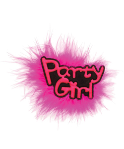 Party Girl Feather Button[EL-7857-02]