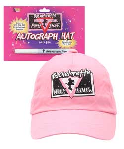 Pink Bachelorette Outta Control Autograph Hat[EL-7860-02]