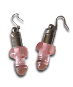 Outta Control Bachelorette Light Up Pecker Earrings[EL-7860-39]