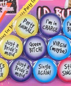 Bachelorette I. D. Buttons[EL-7860-48]