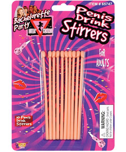 Penis Drink Stirrers [EL-7860-72]