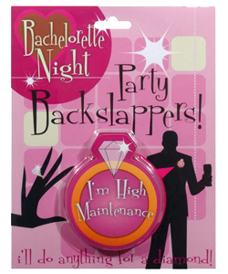 Bachelorette Night Backslappers[EL-7996-01]