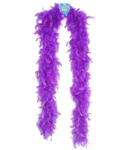 Purple 6 Foot Feather Boa[EL-8302-03]