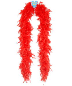 Red 6 Foot Feather Boa[EL-8302-04]