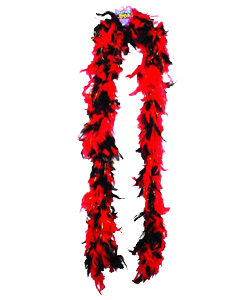 Black and Red Boa with Gold Tensil[EL-8302-45]
