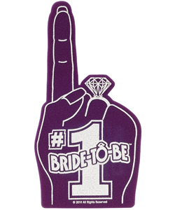 Number 1 Bride To Be Foam Hand[EL-8607-02]