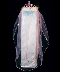 Bachelorette Flashing Tiara with Veil[EL-8609-21]