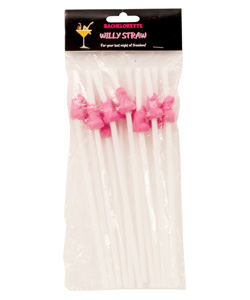 Bachelorette Party Willy Straws[EL-8609-30]