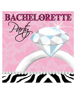 Bachelorette Party Diamond Ring Napkins[EL-8611-03]