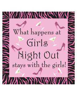 Girls Night Out Cocktail Napkin Party Game[EL-8611-17]